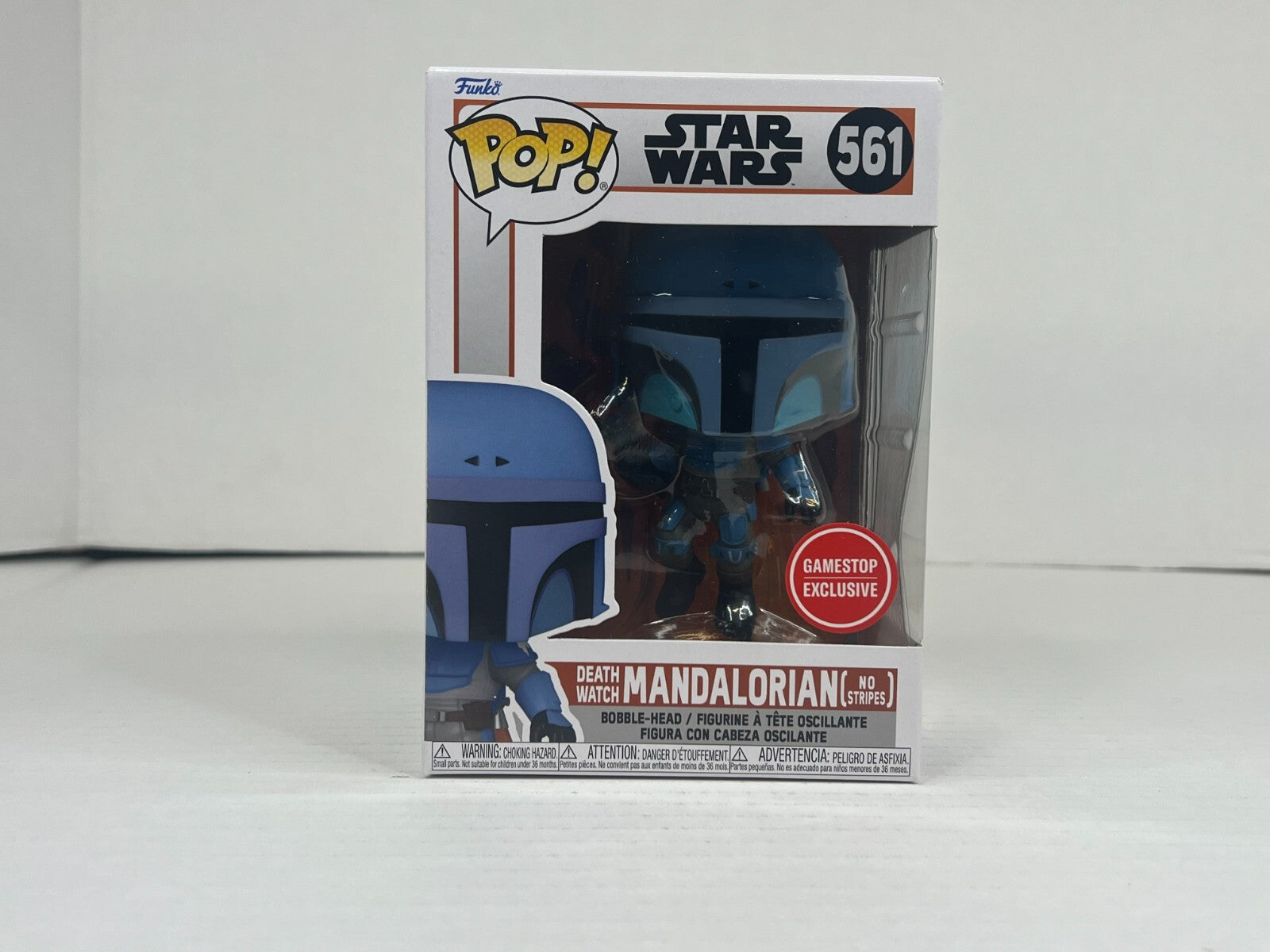 Funko POP Vinyl - Star Wars - Death Watch Manalorian No Stripes - #561 Gamestop
