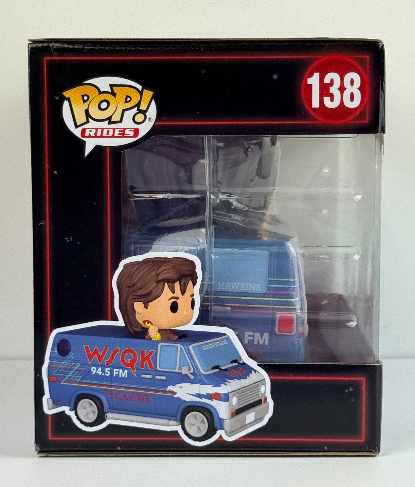 Funko POP Vinyl - Rides - Stranger Things - Steve With The Squawk Van - #138