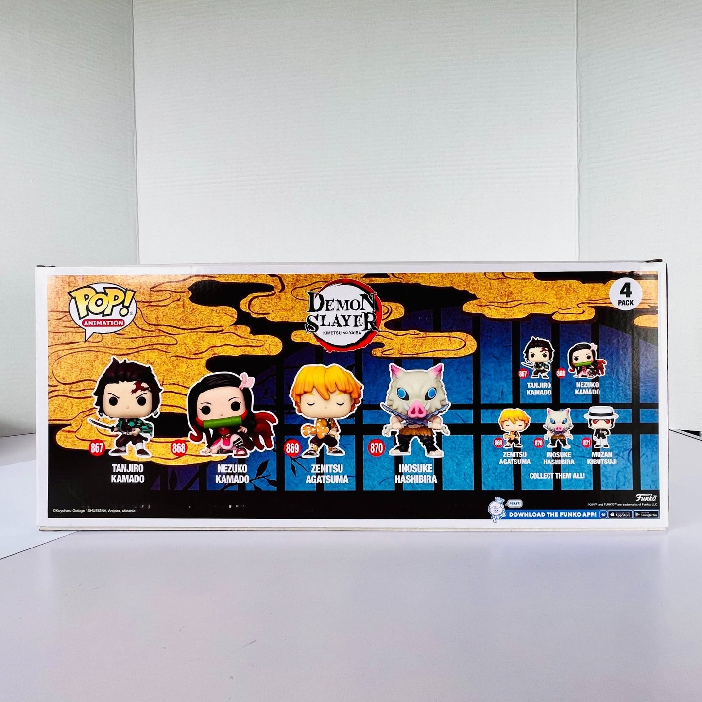 Funko POP! Vinyl - Animation - Demon Slayer - Tamjiro Nezuko Xenitsu 4 Pack