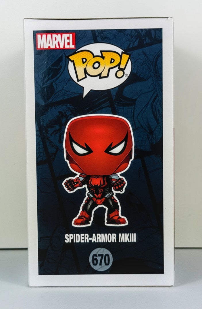 Funko POP Vinyl - Marvel - Spider-Armor MKII - #670 Walgreens