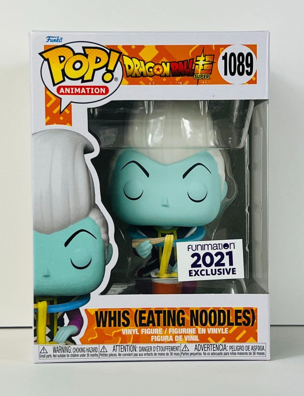 Funko POP Vinyl - Animation - Dragonball Z - Whis Eating Noodles - #1089 2021