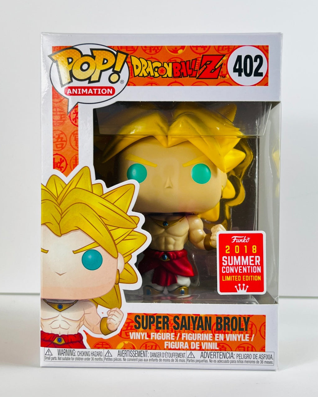 Funko POP Vinyl - Animation - Dragonball Z - Super Saiyan Broly #402 SC 2018 [1]