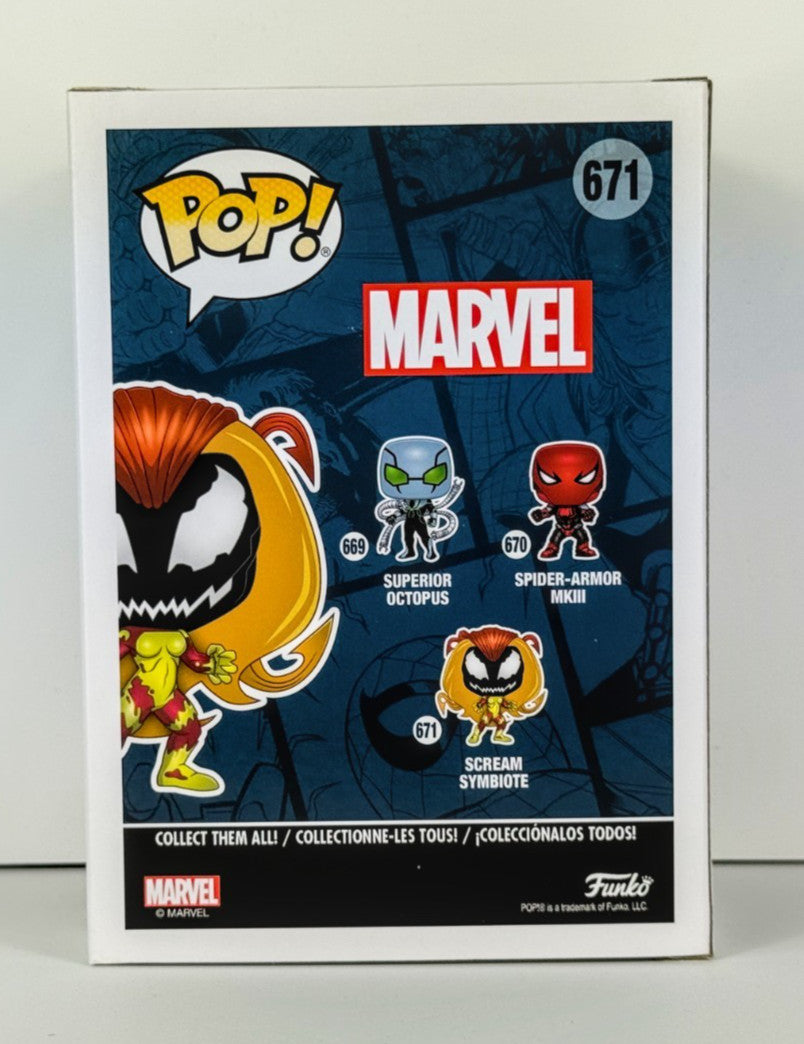 Funko POP Vinyl - Marvel Spider-Man - Scream Symbiote - #671 Walgreens Exclusive