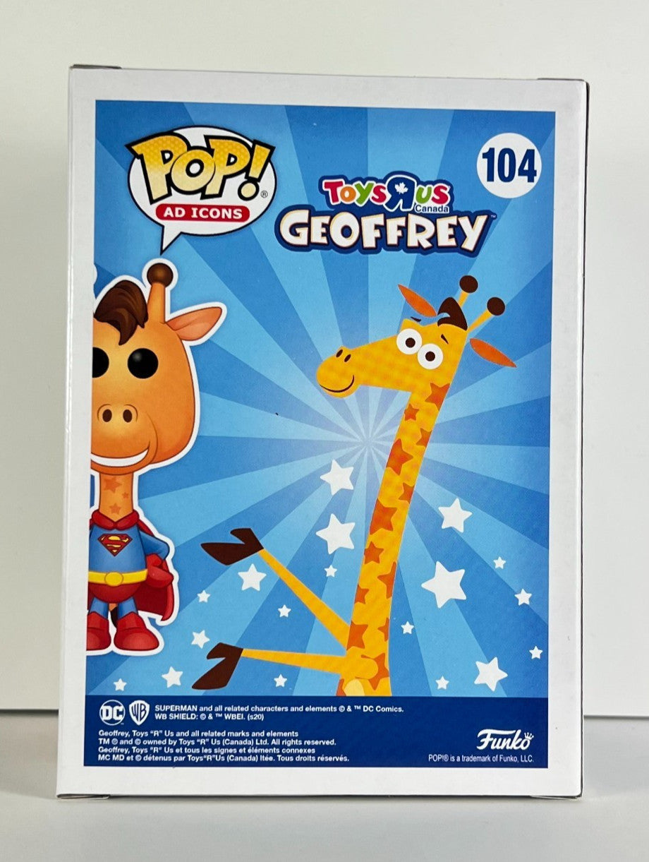 Funko POP Vinyl - Ad Icons - Toys R Us - Geoffrey As Superman - #104