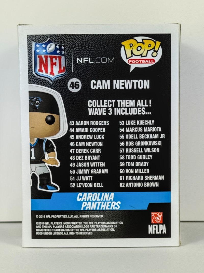 Funko POP Vinyl - Football - Carolina Panthers - Cam Newton - #46 Black Jersey