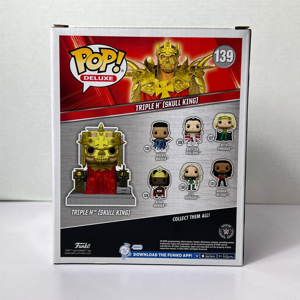 Funko POP Vinyl - Deluxe - WWE - Triple H Skull King - #139