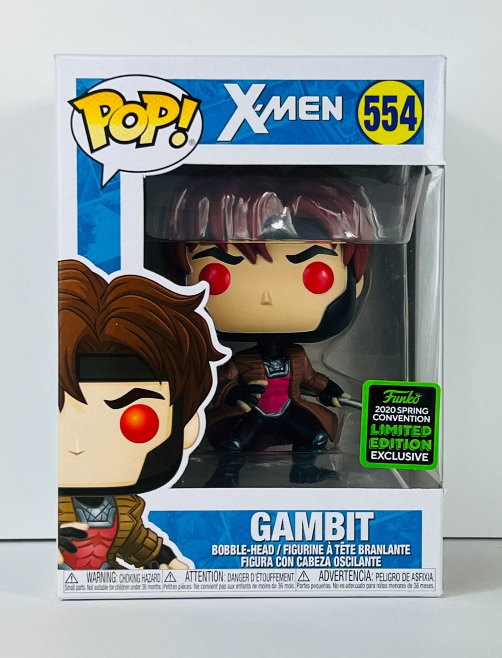 Funko POP Vinyl - Marvel - X-Men - Gambit - #554 SC 2019
