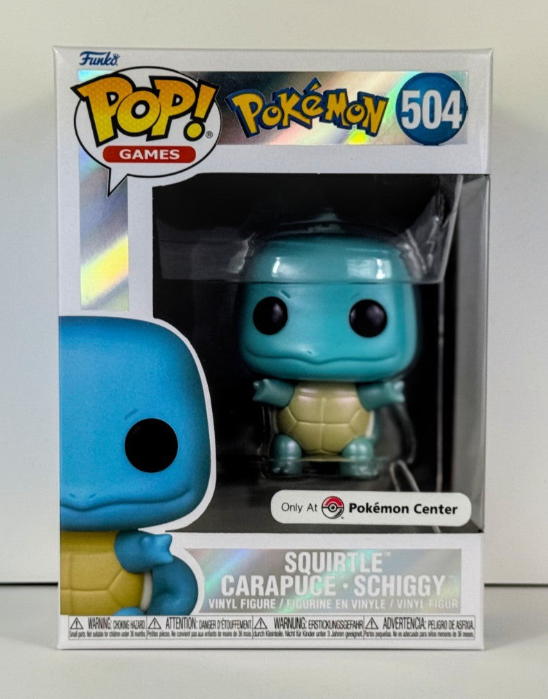 Funko POP Vinyl - Games - Pokemon - Squirtle - #504 Pearlescent