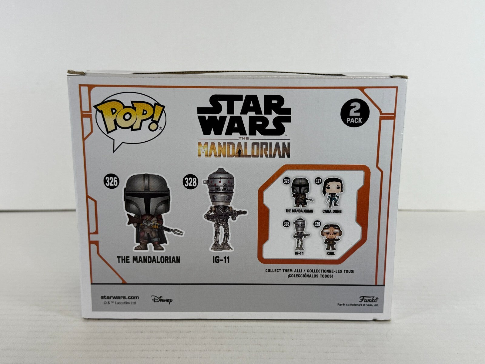 Funko POP Vinyl - Star Wars - The Mandalorian & IG-11 - 2 Pack - Special Edition