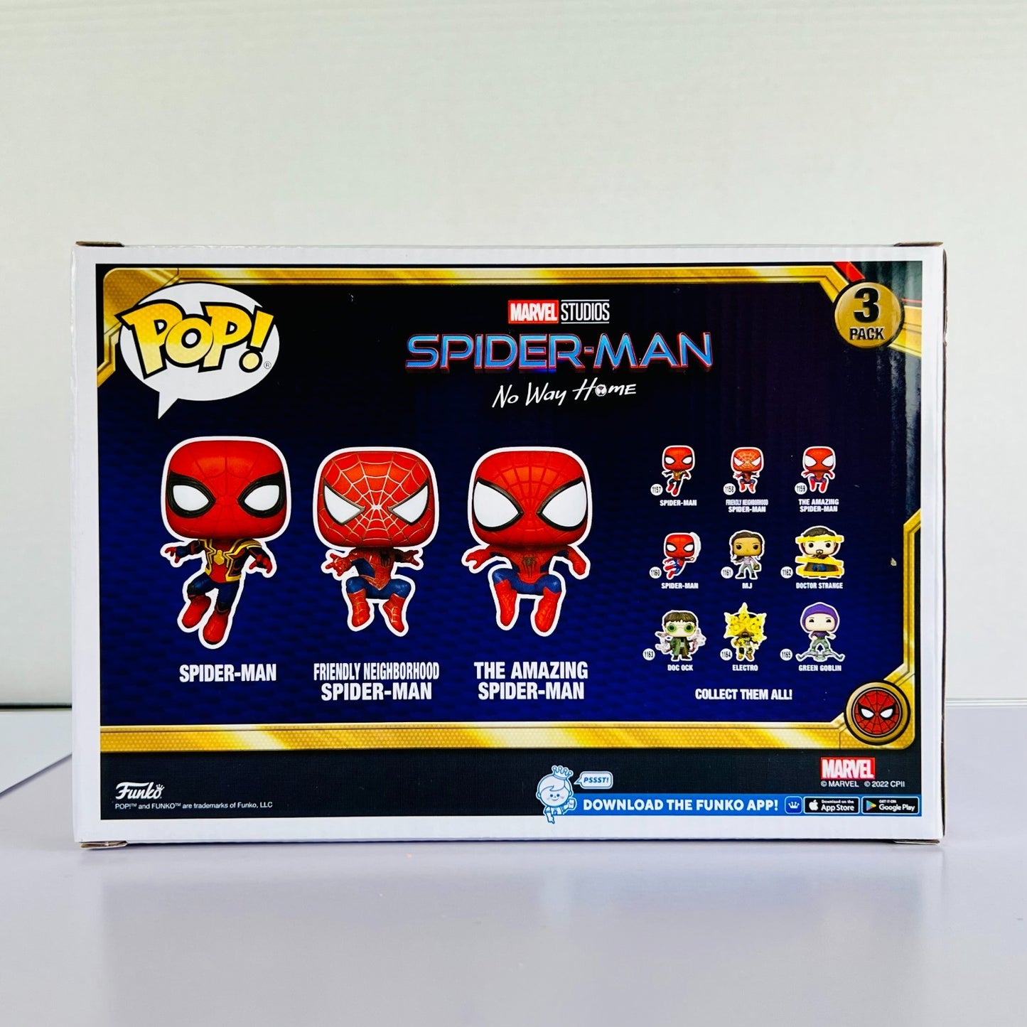 Funko POP! Vinyl - Marvel - Spider-Man - No Way Home Spider-Man - Amazon 3 Pack