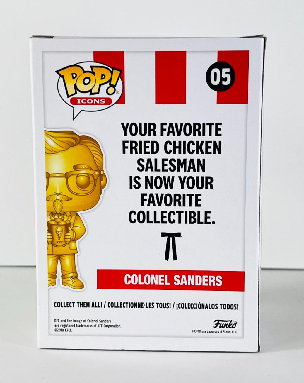 Funko POP Vinyl - Icons - KFC - Colonel Sanders - #05 Gold Chrome
