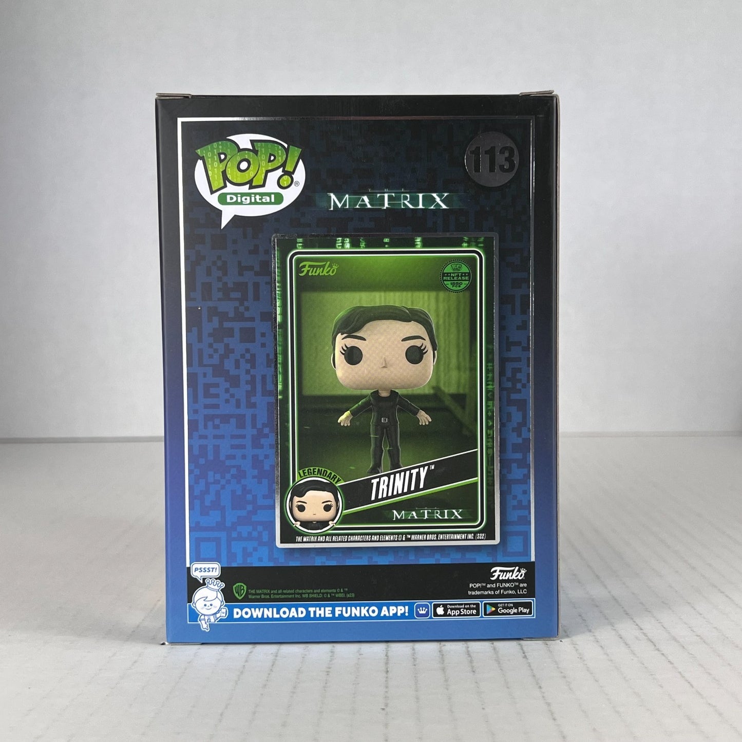 Funko POP Vinyl - Digital - Matrix - Trinity - #113 1550 PCS