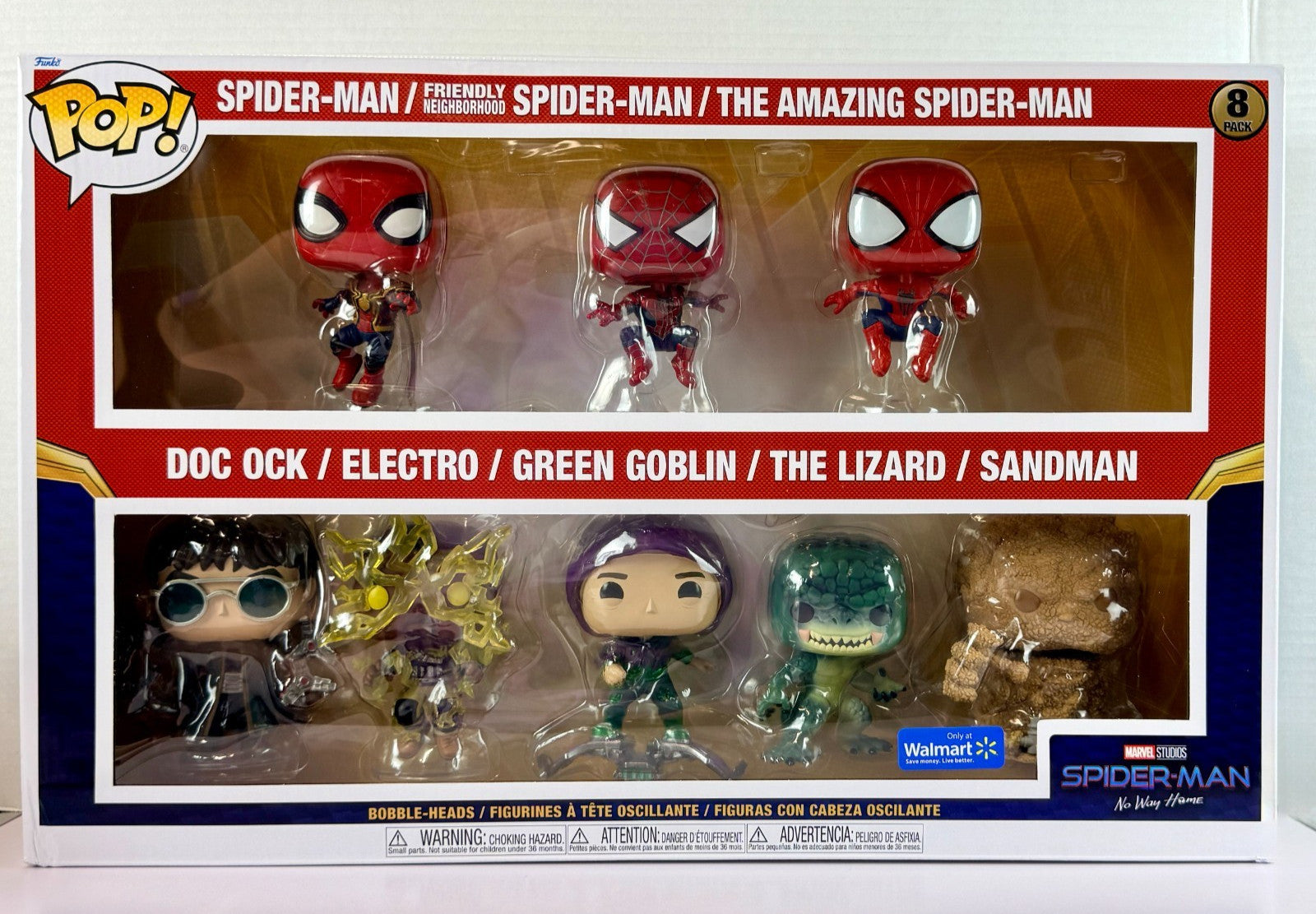 Funko POP Vinyl - Marvel - Spider-Man - No Way Home - 8 Pack