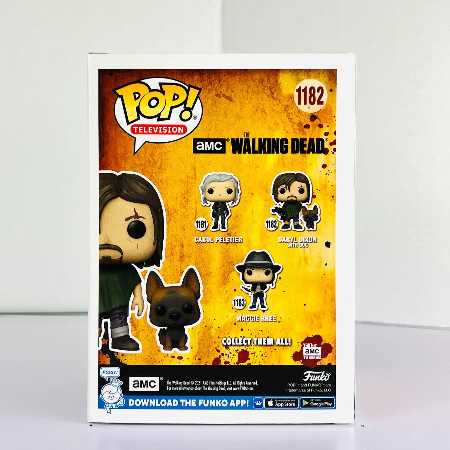 Funko POP Vinyl - Television - The Walking Dead - Daryl Dixon With Dog - #1182