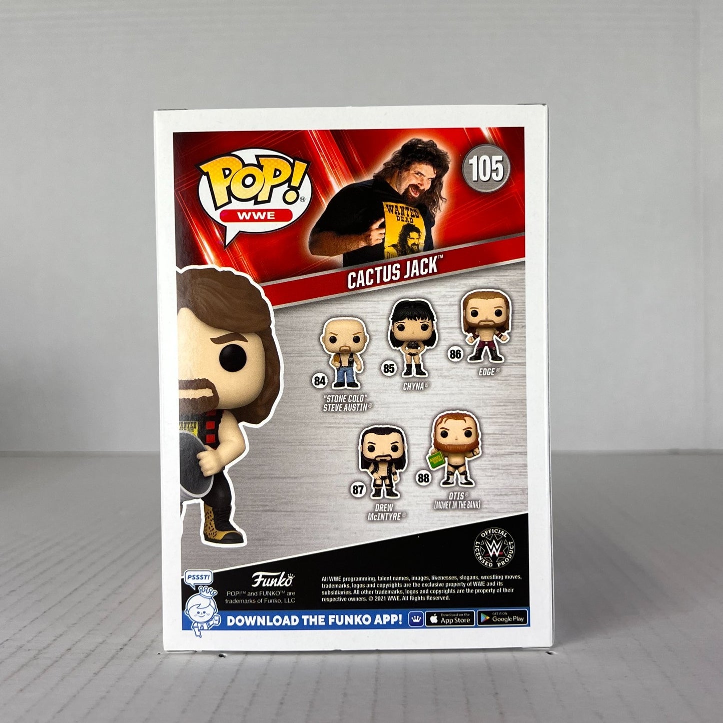 Funko POP Vinyl - WWE - Cactus Jack - #105 GameStop Exclusive