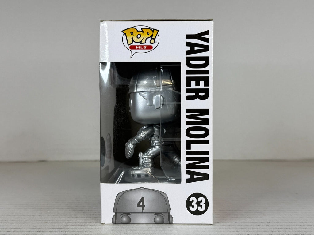 Funko POP Vinyl - MLB -  Cardinals - Yadier Molina #33 - 400 Pcs Silver Chrome 1