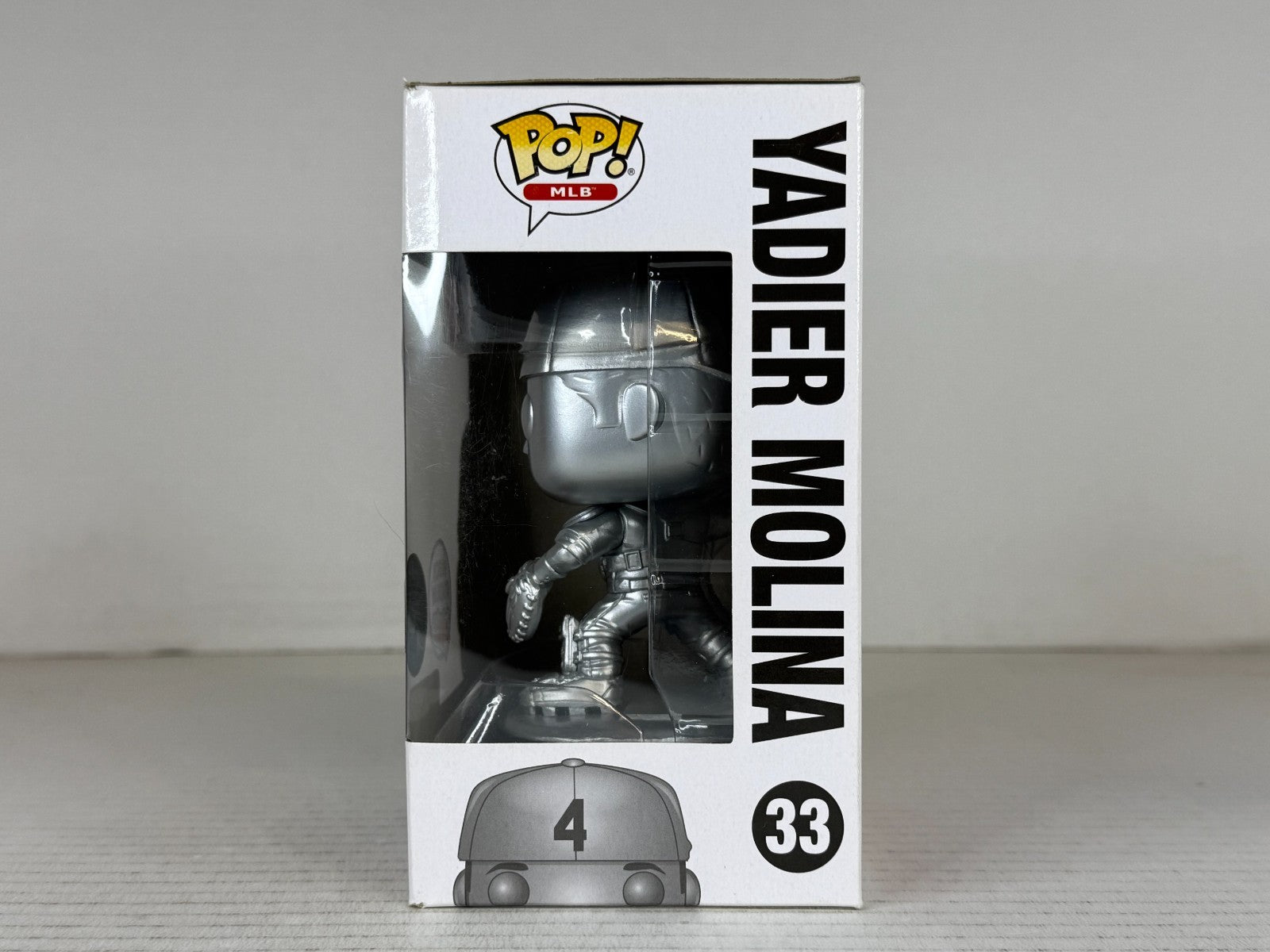 Funko POP Vinyl - MLB -  Cardinals - Yadier Molina #33 - 400 Pcs Silver Chrome 1